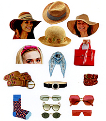 Scarves, hats, belts, and novelty socks; have fun with fashion in Spring 2020